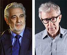 Plácido Domingo y Woody Allen
