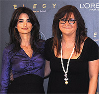 Penélope Cruz, con Isabel Coixet