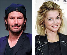 Keanu Reeves y Ana de Armas