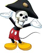 Mickey, versión Día de los Muertos
