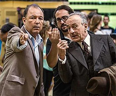 Blades y De Niro, con el director Jakubowicz en el centro