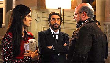 Villamil, Darín y Campanella, rodando 'El secreto de sus ojos'