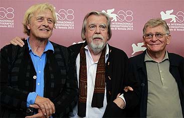 Rutger Hauer, Michael Lonsdale y Ermmano Olmi Rutger Hauer, Michael Lonsdale y Ermmano Olmi