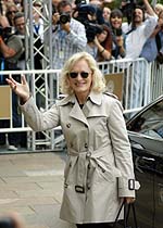 Glenn Close, a su llegada a San Sebastián (PSG) Glenn Close, a su llegada a San Sebastián (PSG)
